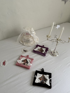 إطار صور مخملي للحيوانات الأليفة، إكسسوارات للحيوانات الأليفة، زينة معلقة للقطط والكلاب - Product Image 6