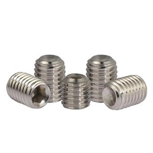 A2-70 304 스테인리스 스틸 메트릭 DIN916 육각 머리 평평한 그럽 스크류 세트 볼트 M1.6-M16 - Product Image 1