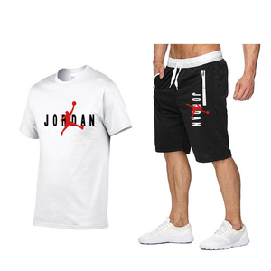 Completo Sportivo Casual da <span class=keywords><strong>Uomo</strong></span> Novità Estate 2025 Marchio di Tendenza T-shirt e Pantaloncini con Stampa a Lettere <span class=keywords><strong>Abbigliamento</strong></span> <span class=keywords><strong>Uomo</strong></span> Disponibile - Product Image 1
