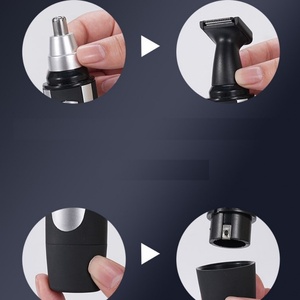 Hot AA Battery Powered Waterproof 3 <b>Heads</b> Sideburn <b>Razor</b> <b>Heads</b> Shavers and Trimmers Men Trimmer Hair Beard Trimmer for Men - Product Image 6