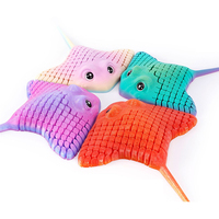 Service d'impression 3D personnalisé de haute qualité, jouet rayon de mer stéréo 3D en PLA, nouveauté et jouets farfelus, jouet imprimé en 3D en gros