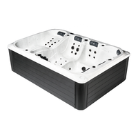 Monalisa — bain à tourbillon Portable pour Six personnes, grande taille, pour loisirs d'extérieur, Massage, jacuzzi, Spa