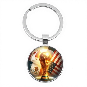 Llavero Promocional Redondo de Aleación de Zinc con Diseño de los 48 Países de EE. UU., Canadá y México 2026 - Product Image 1