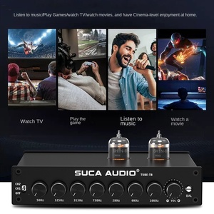 Préampli à tubes professionnel sortie d'entrée équilibrée égaliseur multibande système d'amplificateur de puissance <span class=keywords><strong>Audio</strong></span> de qualité audiophile - Product Image 5