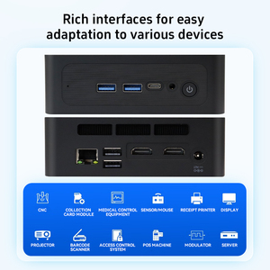 Nouveau Mini PC NAS Industriel X86 4xM.2 NVMe DDR5 8G+128G SSD N150 N100 2xUSB3.2 Routeur Pare-feu Pfsense Nano-mini DDR5 RAM Mini PC - Product Image 4