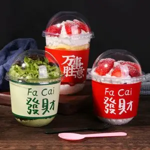 Plastic Milk Cups Transparent 32 Oz Takeaway Milk Tea Clear 700Ml Disposable Coffee Plastic Cups Milktea Boba Pet U Shape Cups