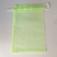 Sacs en organza transparents brillants miniatures avec cordon de serrage pour bijoux, pochettes pour emballage cadeau, mariage, fête