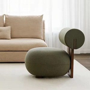 Poltrona Reclinabile Singola Stile Crema, Design <span class=keywords><strong>Moderno</strong></span> e Minimalista, Comoda per Soggiorno e Camera da Letto, <span class=keywords><strong>Arredamento</strong></span> per la Casa - Product Image 4