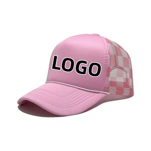 Casquettes de golf 5 panneaux en mousse personnalisées en gros pour hommes, avec logo imprimé, casquettes vierges de haute qualité, casquettes de papa et casquettes trucker - Product Image 1