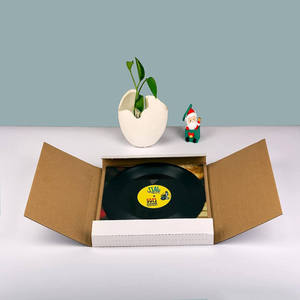 Scatole di spedizione in vinile bianco con Logo personalizzato scatole di spedizione in cartone ondulato LP - Product Image 5