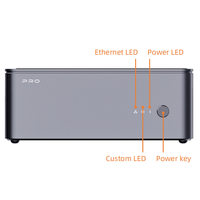 NPU 6-160TOPS AIBOX PRO Modelo Grande Edge RK3588 con RK1828, Compatible con LLM, VLM y Expansión de Módulo AI M.2, RK3588 MINI PC AIBOX