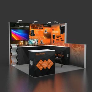 Stand Espositivo 10x10 in Tessuto Tensionato Senza Cornice con Profilo in Alluminio, Design per Fiere - Product Image 1