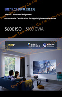Projecteur laser tricolore JMGO N5 Pro 4K 3100CVIA 0.88-1.7:1, projecteur intelligent pour la maison, pour home cinéma