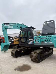 Excavatrice sur chenilles Kobelco SK210 d'occasion de 21 tonnes avec moteur et roulements en excellent état, certifiée CE, d'origine japonaise, à vendre - Product Image 3
