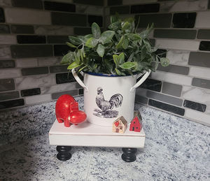 Soporte de Pedestal Clásico Multifuncional para Baño, Exhibición Ecológica Blanca con Tamaño Personalizable - Product Image 5