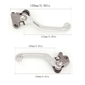Palanca de Embrague y Freno de Motocross para 250SX-F/350SX-F/450SX-F/505SX-F Dirt <span class=keywords><strong>Pit</strong></span> <span class=keywords><strong>Bike</strong></span>, Manijas Pivotantes de Aluminio - Product Image 6