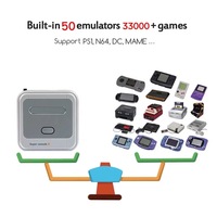 Console de jeu INNO Super Console X Pro 4K TV, manette sans fil 2,4 GHz, WiFi intégré, prise EU/US, plus de 50 000 jeux, 256 Go, 64 bits