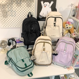 XinBaili <b>Backpack</b> Large Capacity Laptop Compartment Waterproof Wear Resistant Girls School Education Summer 2024 - Product Image 4