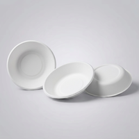 Boîte à lunch en bagasse naturelle non blanchie, résistante à l'huile, avec design empilable et peu encombrant pour la préparation des repas (vente en gros)