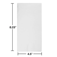 Serviettes en papier LIDER, best-seller, 1 plis, en papier aérée, personnalisées, style sac, pour couverts