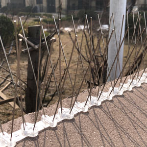 Nouvelles barbelures de protection en acier inoxydable faites maison pour clôtures, anti-oiseaux et pigeons - Product Image 1