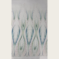 Tissu en tulle à sequins et perles lourdes, motif queue de paon, 7 couleurs, pour robe de soirée magnifique, Qipao, tissu en dentelle perlée
