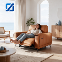 Canapés modernes fonctionnels personnalisables avec massage et chauffage, fauteuils inclinables électriques individuels pour salon, vente en gros directe usine