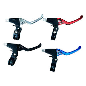 Palanca de Freno de Aluminio para Bicicleta de Montaña, de 2 Dedos, Plegable, en Negro, Plata, Rojo y Azul, QT-69325417 - Product Image 3