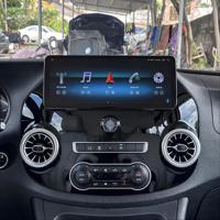 Lecteur MP3 tactile Android 128 Go avec écran OLED 4K sans fil, support de tableau de bord GPS pour Mercedes Benz Classe V W447 2016-2024