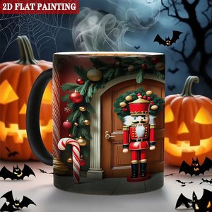 Taza Sublimada con Diseño de Animales Personalizado, Negra Esmerilada, 11 oz, Cerámica, Cambia de Color con el Calor, Taza Mágica - Product Image 6