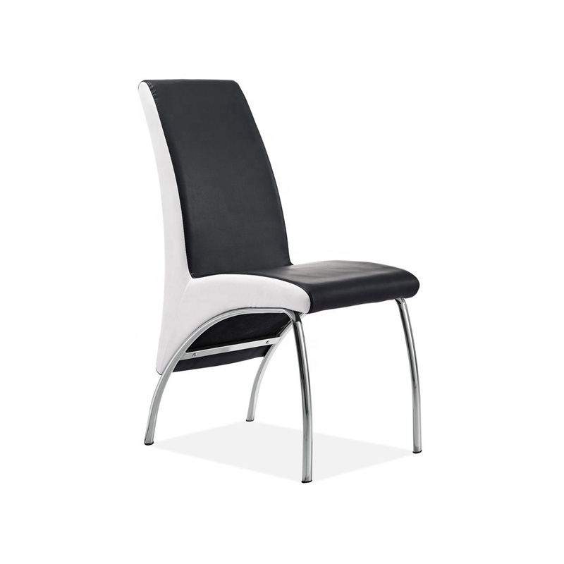 Wholesale High Back Black White Leather