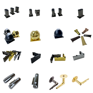 Nhà Máy Giá Ống Vành Đai Vít Đồ Nội Thất Chân Vàng Sắt Kim Loại Sofa Chân Đen Vòng Ống Tủ Chân Đồ Nội Thất Cơ Sở Cho Các Trường Học - Product Image 4