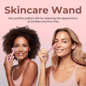 Varita de Terapia de Luz Roja de 660nm, Masajeador LED Antienvejecimiento 4 en 1 con Microcorriente para Rostro y Cuello - Product Image 3