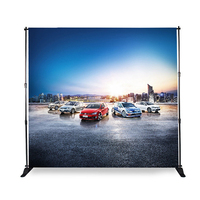Support de toile de fond photo professionnel en alliage d'aluminium télescopique et réglable multi-usages pour exposition d'événements et studio de photographie