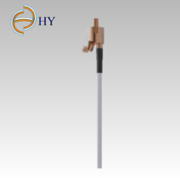Sonde de température à roulement HY IP67 étanche en acier inoxydable, sonde RTD à angle droit, longueur 80 mm, alarme haute température pour applications industrielles lourdes