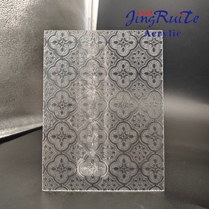 Kunststof producten met strepenpatroon, gegoten acryl wandpanelen voor moderne binnenhuisdecoratie. - Product Image 3