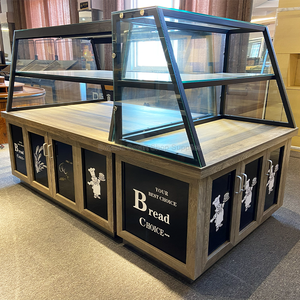 नए मूल बेकरी प्रदर्शन कैबिनेट और दुकान फर्नीचर ब्रेड रैक कैफे और सुपरमार्केट के लिए फर्नीचर ब्रेड रैक - Product Image 4