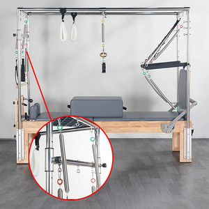 เครื่องนอนคาร์ดิแลคสำหรับพิลาทิสงานเชิงพาณิชย์จาก Chifory ไม้โอ๊คไม้คาดิลแลคอุปกรณ์ปฏิรูปสำหรับในร่ม - Product Image 4