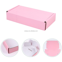 Kundenspezifische Wellpapp-Versandkartons mit Heißprägung für Kleidung, Schuhe und Parfüm – Rosa Verpackungsboxen für Unternehmen