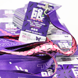 Kofei đầy đủ màu sắc tổ chức sự kiện phù hiệu PVC vượt qua ID thẻ dây buộc với kích thước tùy chỉnh VIP vượt qua - Product Image 6