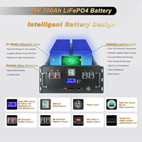Batterie au lithium LiFePO4 NIELFTOR 48V 200Ah, cellules au phosphate de fer et de lithium 51.2V de qualité A+, BMS 200A intégré pour l'énergie solaire, stock UE