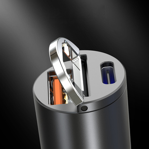 Bộ Sạc Xe Hơi USB C Kép 45W Với Bộ Sạc Xe Hơi Di Động Nhỏ Gọn Và Toàn Thân Bằng Kim Loại Cho Máy Tính Xách Tay Điện Thoại Thông Minh - Product Image 5