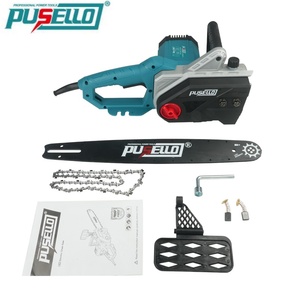 Motosierra Eléctrica PUSELLO de 2200W, 16 Pulgadas, con Cable, Alta Potencia para Cortar Árboles, Leña, Jardín y Granja, 220-240V - Product Image 1