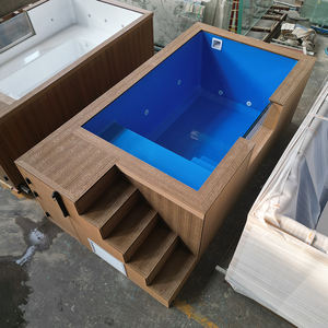 Grande piscine hors sol en acrylique pour adultes, jacuzzi extérieur, grande piscine en verre préfabriquée, piscine en fibre de verre, conteneur de piscine - Product Image 4