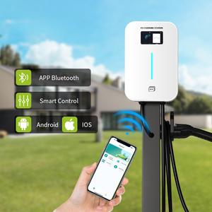 Nouvelle borne de recharge murale GBT AC 7 kW, station de recharge rapide pour véhicules électriques, chargeur mural 32A, indice de protection IP65, avec application, garantie 1 an - Product Image 3