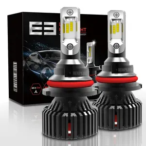 E3 60 Вт ZES чип 9004 Двухцветные светодиодные фары лампы 300% ярче, чем галогенные фары для мотоциклов