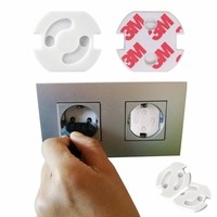 Cache-prise de sécurité anti-électrocution pour bébé, norme européenne, protection enfant en plastique pour la sécurité électrique