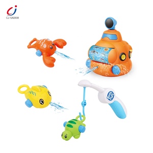 Bébé salle de bain douche ensemble d'eau en plastique sous-marine bateau jouets de bain de jet - Product Image 2