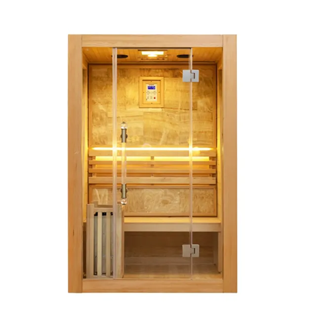 Smartmak vuông phòng tắm hơi phòng xông hơi bằng gỗ trong nhà Phần Lan gỗ Nhà khô phòng tắm hơi