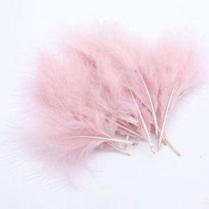 Plumes de marabout aux couleurs vives, plumes de dinde moelleuses pour Halloween, Noël, Mardi Gras et costumes de fête - Product Image 6